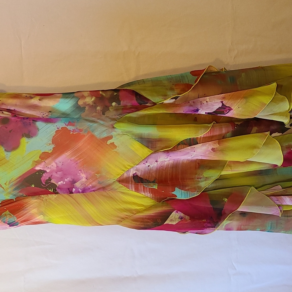 Signature Colorful Ruffle Dress, Large - Picture 6 of 12
